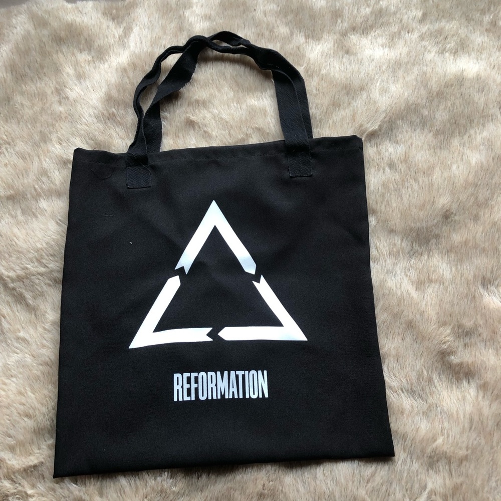 Reformation shopping bag